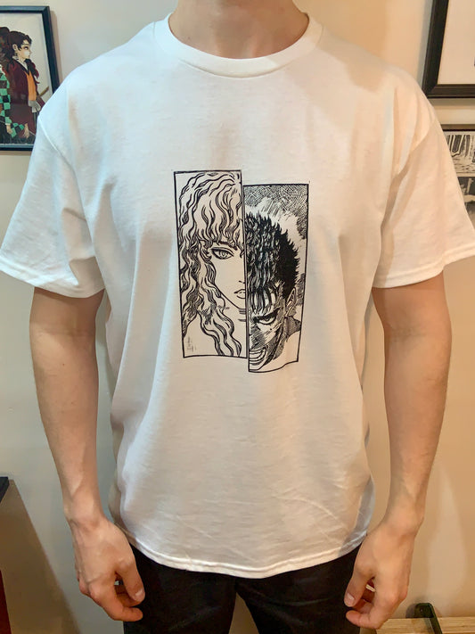 Primeval Desire - Linocut Printed T-Shirt