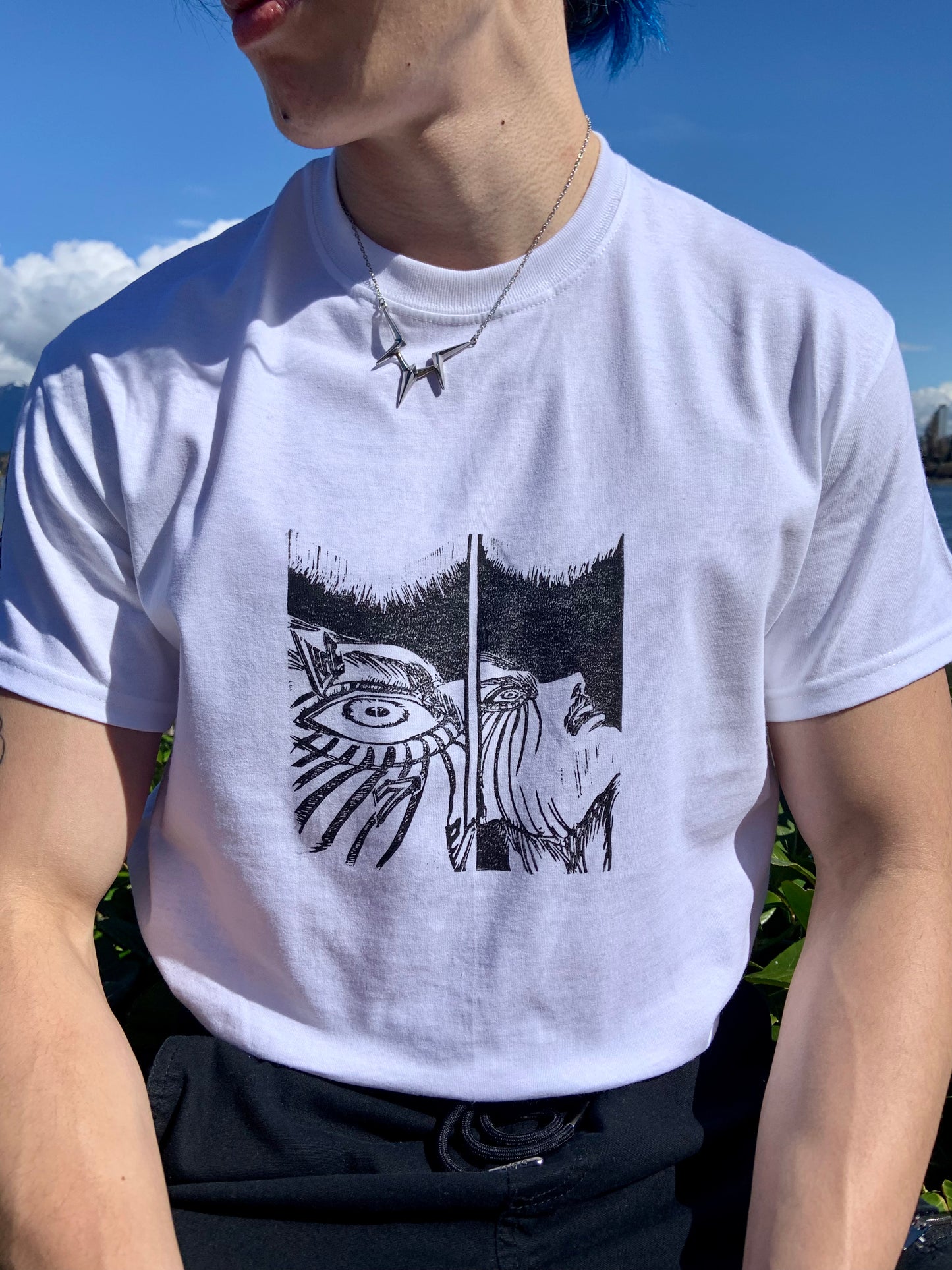 Eren - Linocut Printed T-Shirt