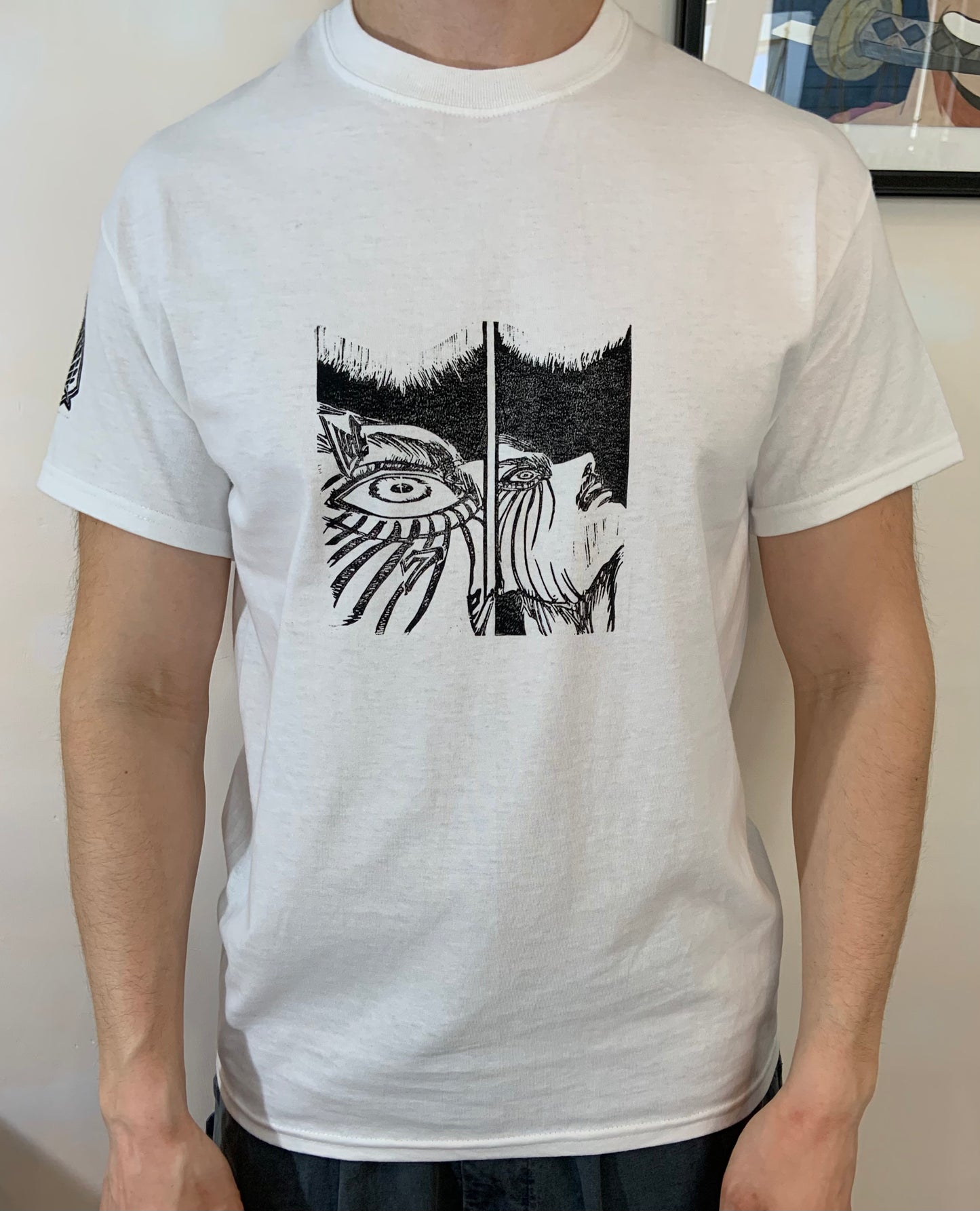 Eren - Linocut Printed T-Shirt